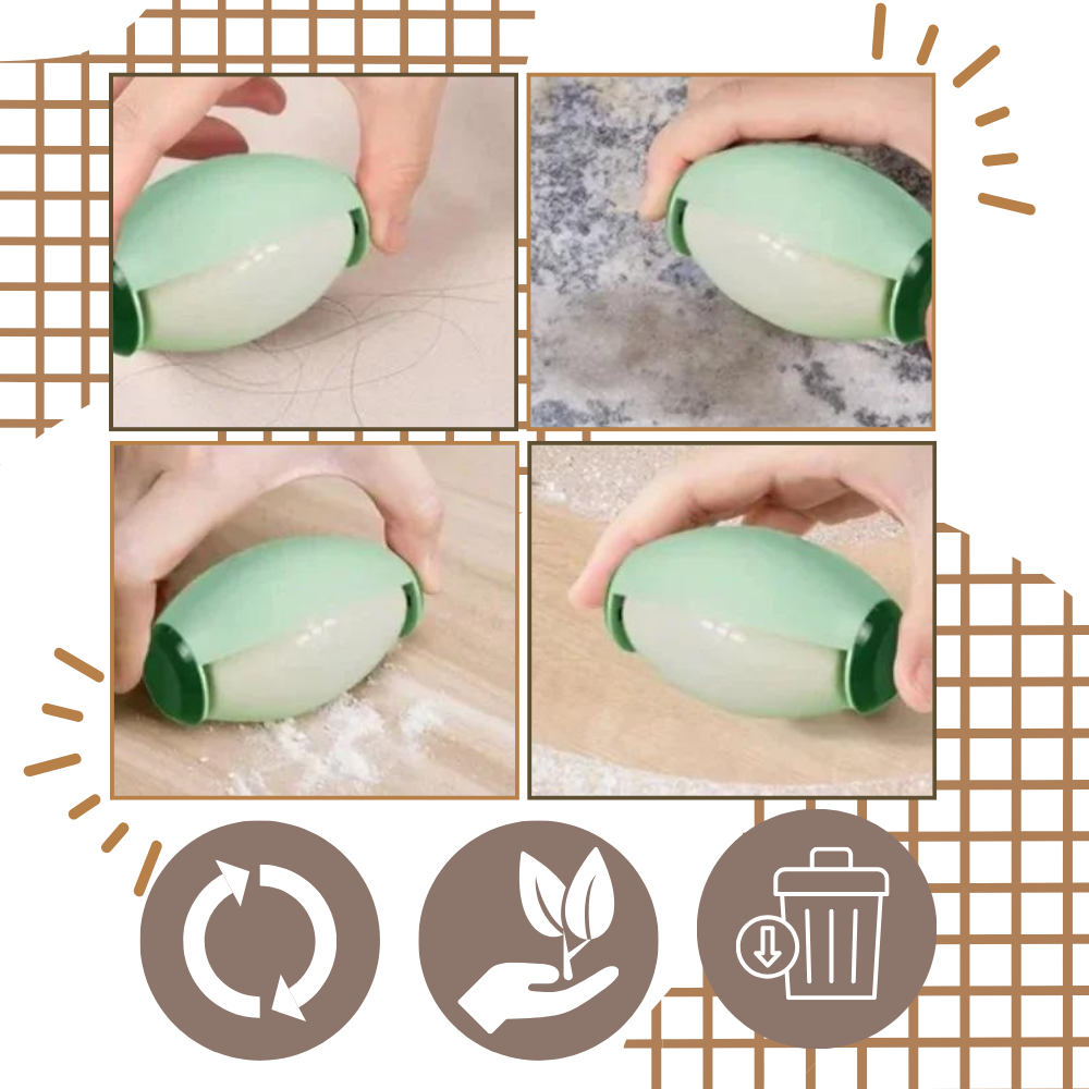Powerful Adhesive Lint Roller For Pet Hair - Power of Reusability - Ozerty