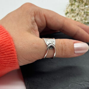 Hammered Chunky Ring