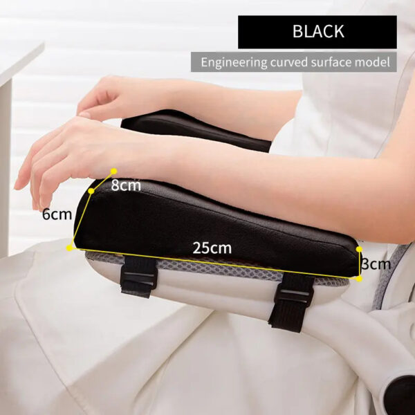 Pair Armrest Pads Support Arm - Image 7